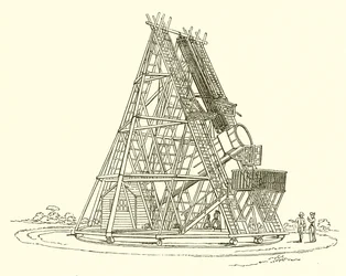 View of the Great Telescope Erected at Slough