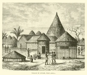 Village in Lovale, West Africa