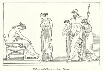 Vulcan and Charis meeting Thetis