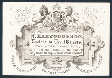 W Harwood & Son, tailors