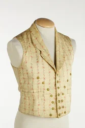 Waistcoat with Floral Pattern, 1855