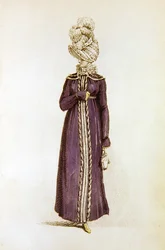 Walking Dress, Fashion Plate from Ackermann