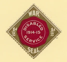 War Seal - Disabled Service 1914-1915
