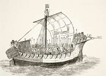 War Ship in the 15th Century, from 