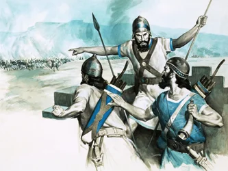 Watchtower Guards in Babylon Giving the Alarm About the Advance of the Persian Army