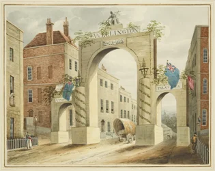 Wellington Triumphal Arch, top of Park Street, Bristol