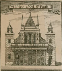 West view of Old St Paul