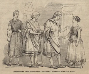 Westminster School - Scene from The Andria of Terence