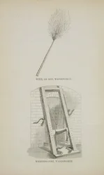 Whip or Rod and Whipping-Post at Wandsworth, from The Criminal Prisons of London and Scenes of Prison Life by Henry Mayhew and John Binny, 1862