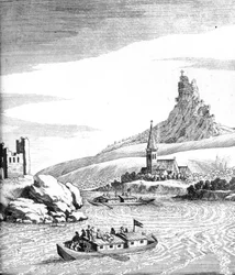 Whirlpool in the Danube, from An Account of Several Travels by Edward Browne, published 1677