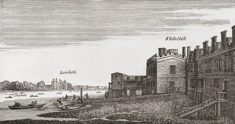 Whitehall, London, as it was in the 18th century, from 