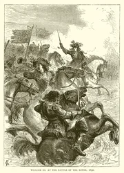 William III at the Battle of the Boyne, 1690