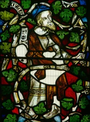 Window depicting Ezekiel