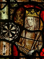 Window depicting St Catherine