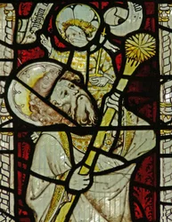 Window Ew depicting St Christopher