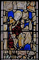 Window Ew depicting St Mary Cleopas, Alphaeus and Their Children