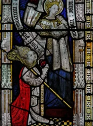 Window Ew depicting a donor - bishop