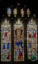 Window depicting the Seven Sacraments