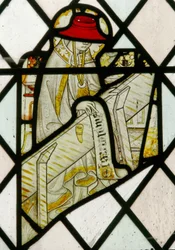 Window depicting St Jerome