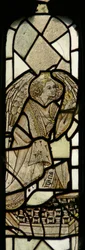 Window depicting an angel