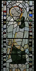 Window W depicting St Matthias