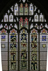 Window Ww depicting Fragments and Panels Reassembled by Eric Milner-White 1955-57