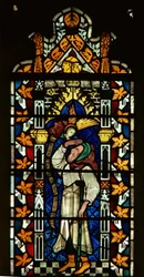 Window depicting Abraham