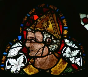 Window depicting St. Cuthbert
