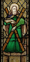 Window 2 depicting St Andrew