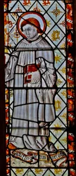 Window 2 depicting St Peter the Exorcist