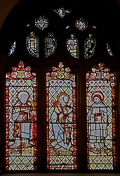 Window 2 depicting the Three Peters Window