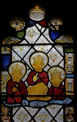 Window depicting the Trinity
