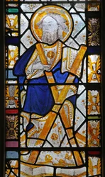 Window depicting St Andrew