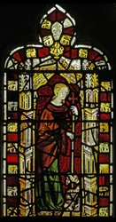 Window depicting St Margaret