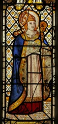 Window 4 depicting St Clarus