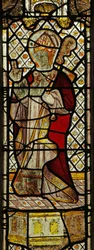 Window 4 depicting St Manacus of Lanreath