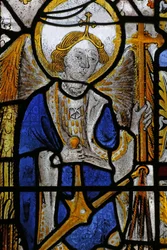 Window depicting St Michael