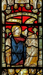 Window 1 depicting the Creation of Adam