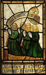 Window 3 depicting a donor - Borase family