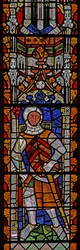 Window s4 depicting William Lord de la Zouche