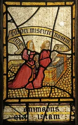 Window depicting donors - Martyn family
