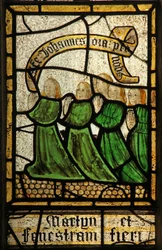 Window depicting donors - Martyn family