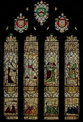 Window depicting Martyn family