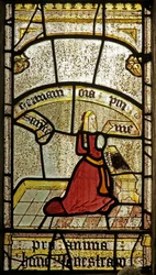 Window depicting a donor - Calloway