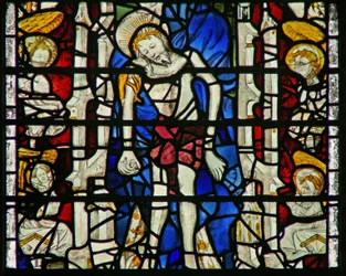 Window w12 depicting Corpus Christi