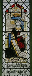Window w2 depicting a donor - Elizabeth Pigot