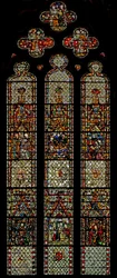 Window w37 depicting the Childhood of Christ