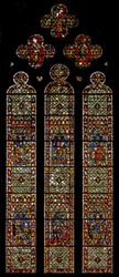 Window w41 depicting the Bell Founders Window