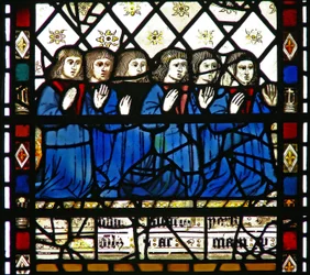 Window W45 depicting donors