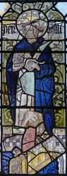 Window w4 depicting St Peter Martyr